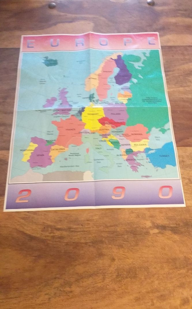 CyberSpace 2090 Europe Map