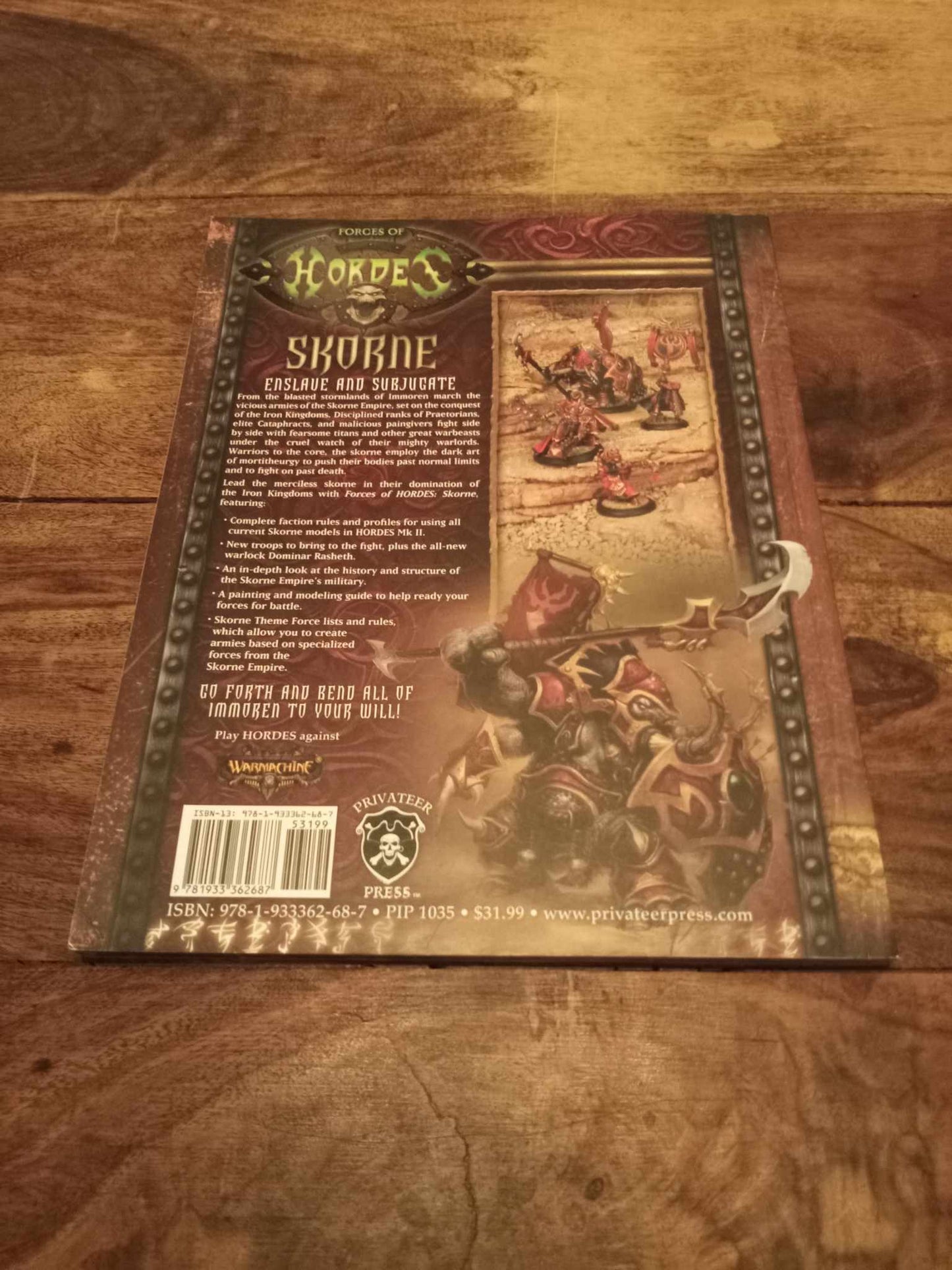 Forces of Hordes Skorne Primal Mark II Warmachine Privateer Press 2010