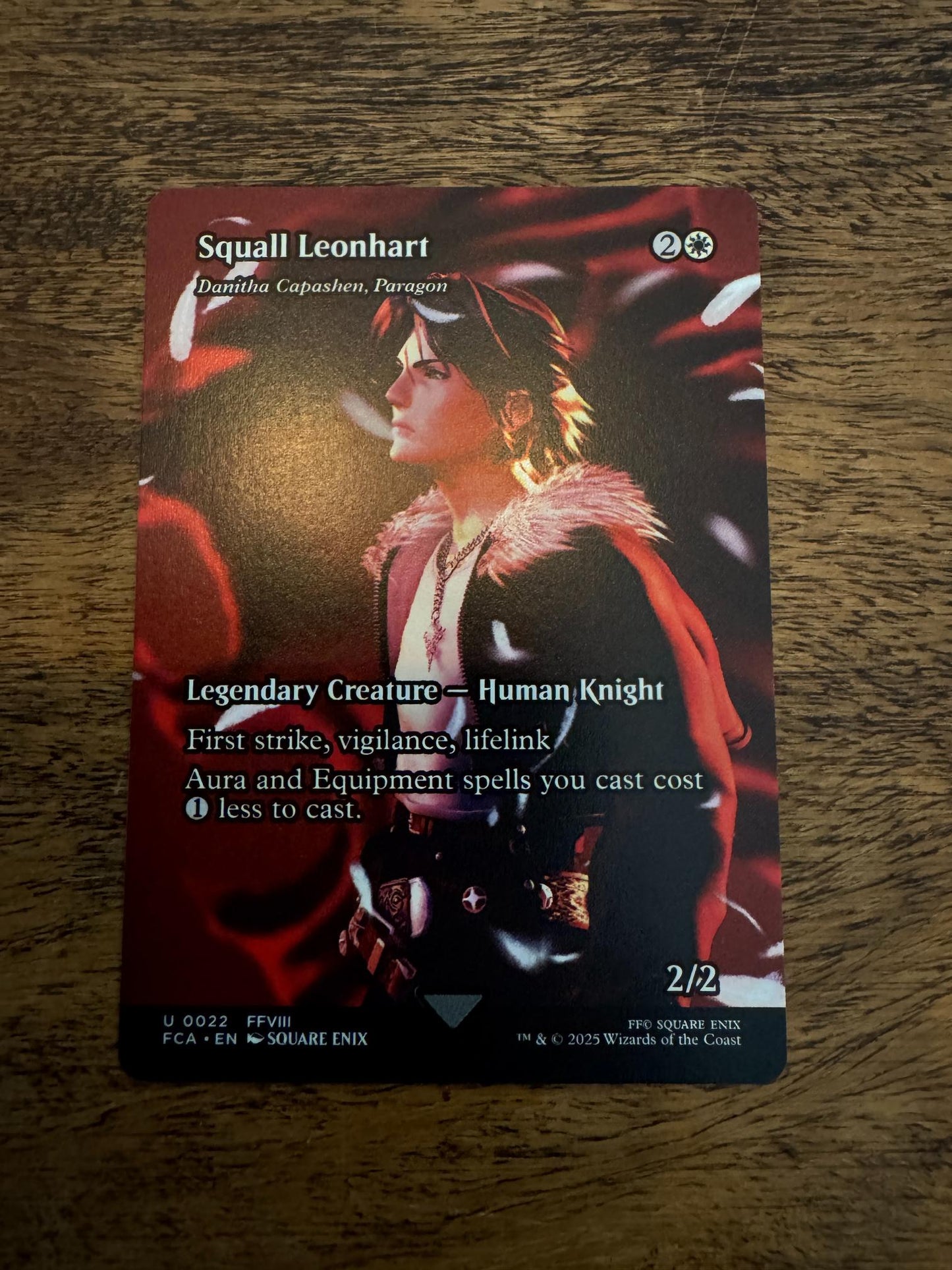 Magic The Gathering Squall Leonhart 0022 Universes Beyond: Final Fantasy