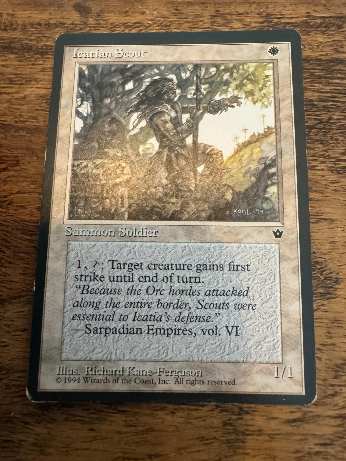 Magic The Gathering Icatian Scout Fallen Empires