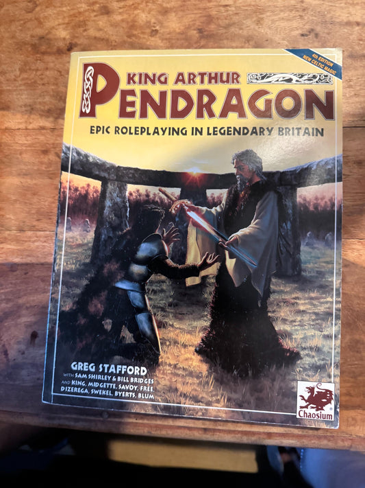 King Arthur Pendragon 4th Ed Chaosium 1993