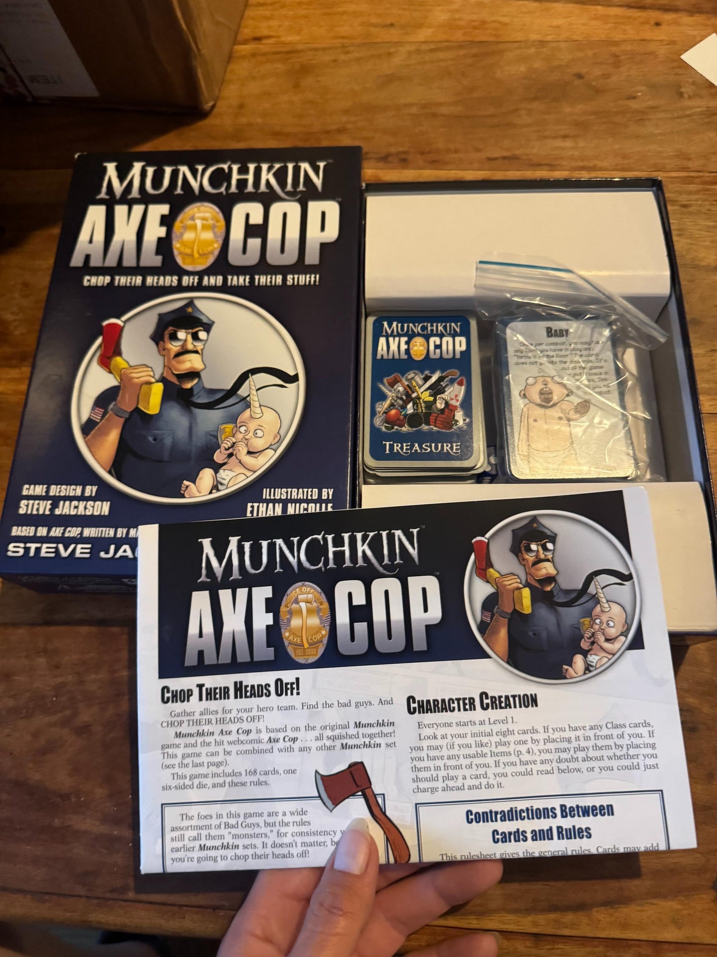 Munchkin Axe Cop Steve Jackson Games 2011