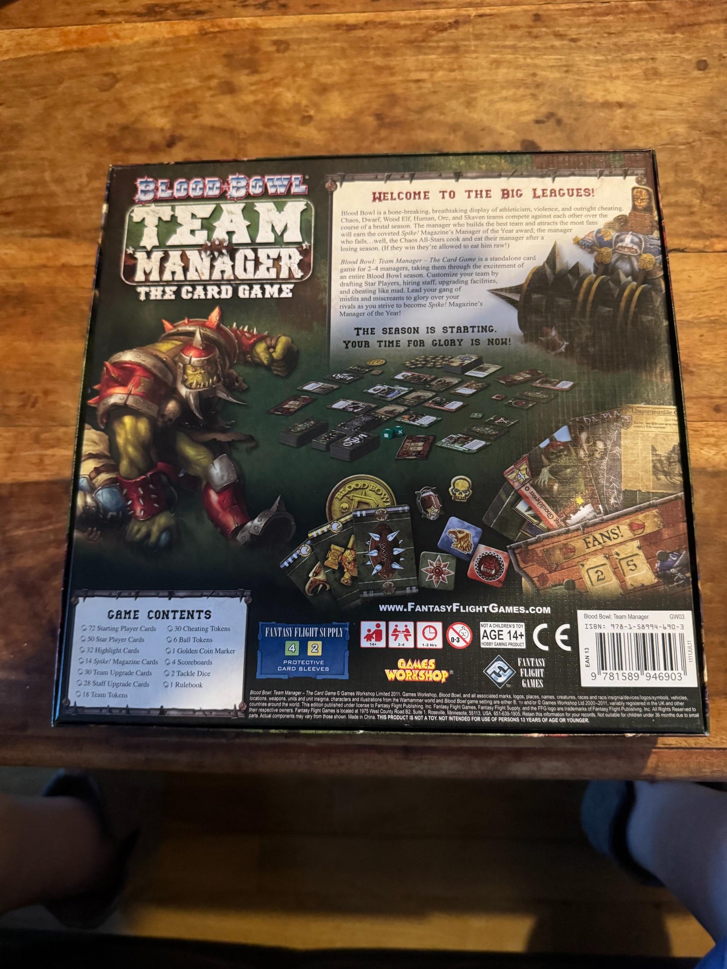 Blood Bowl Team Manager The Card Game 2011