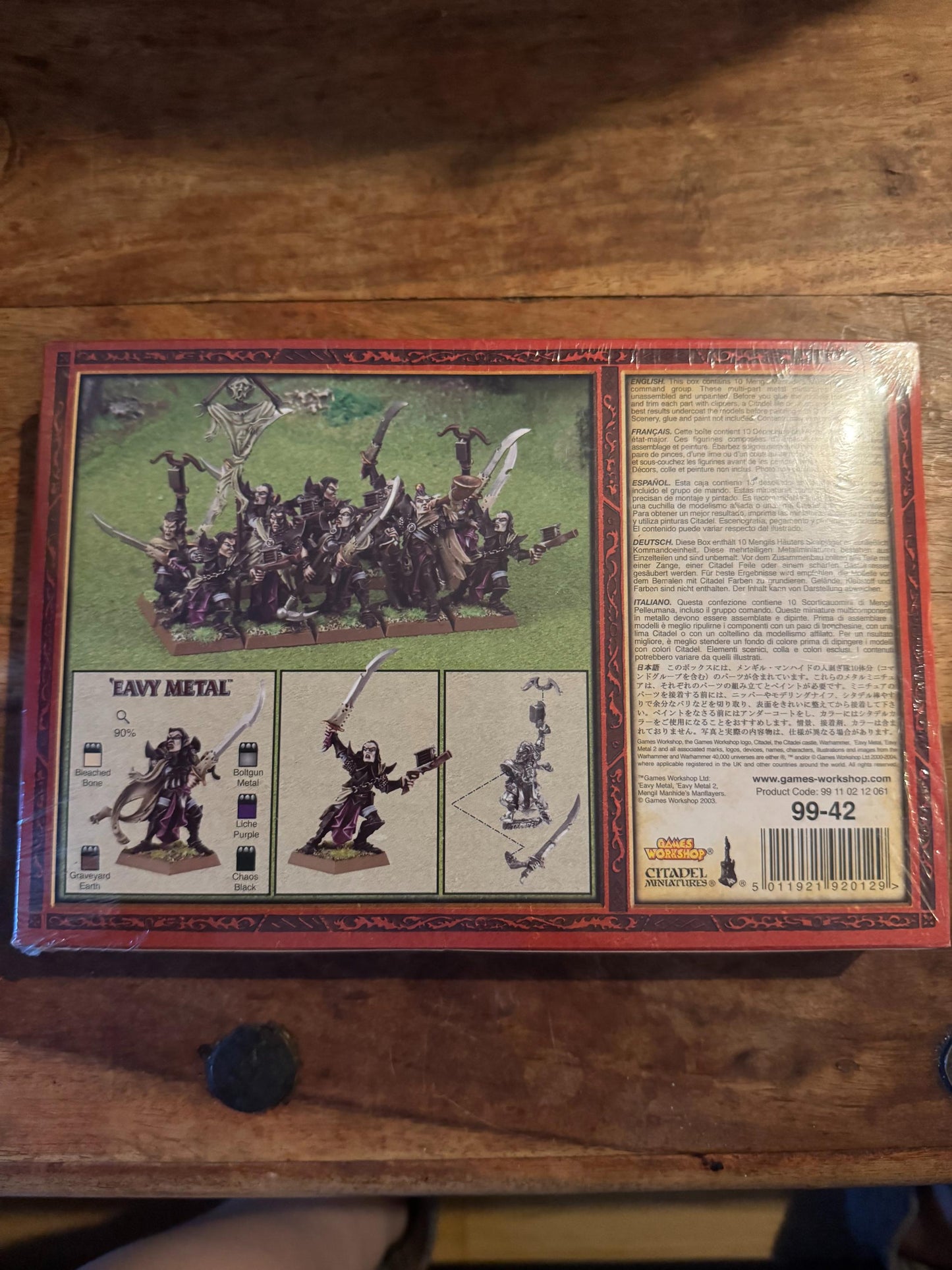 Warhammer Mengil Manhide's Manflayers NEW Games Workshop 2004