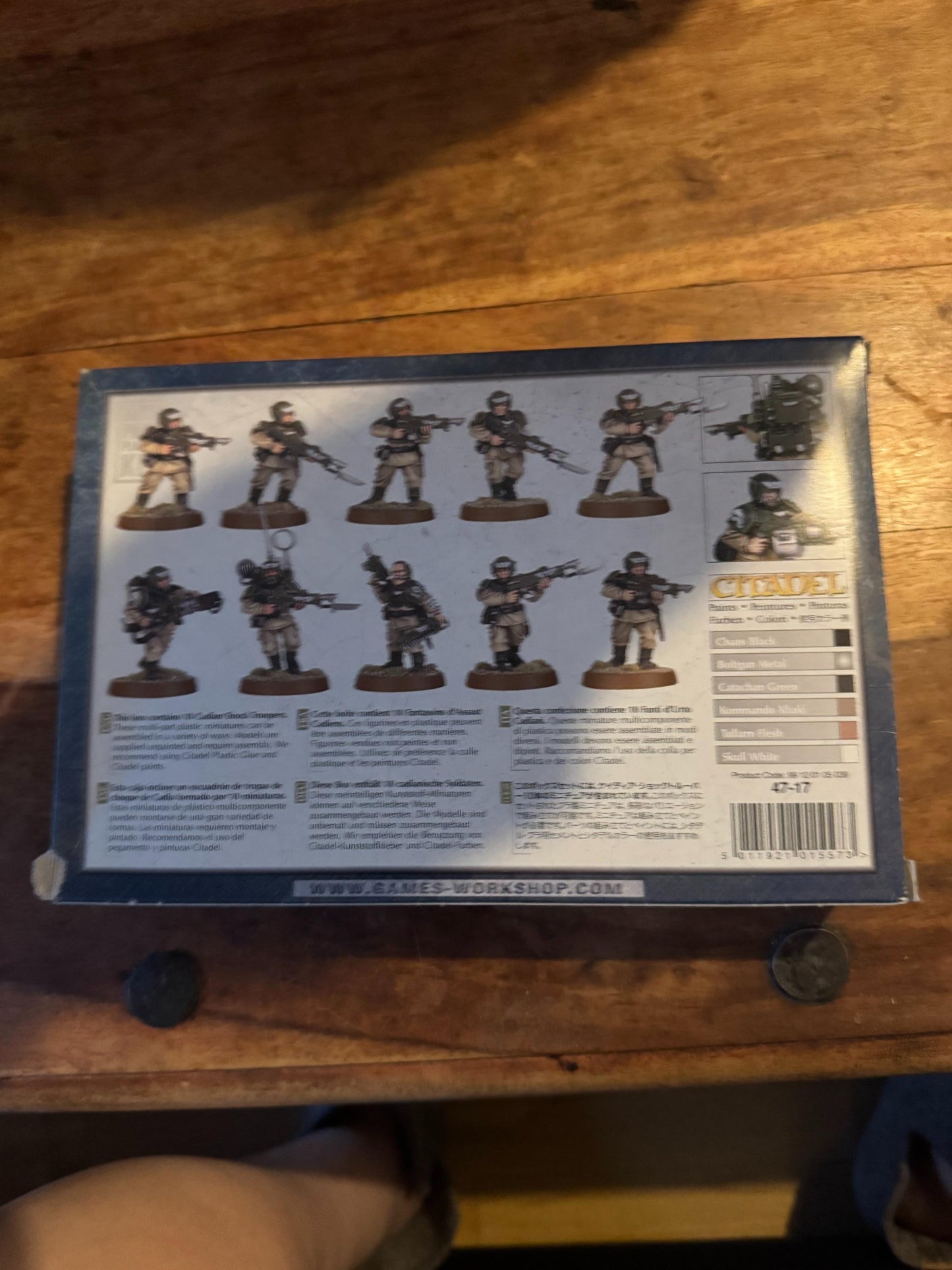 Warhammer 40k Astra Militarum Cadian Shock Troops Box Set Games Workshop