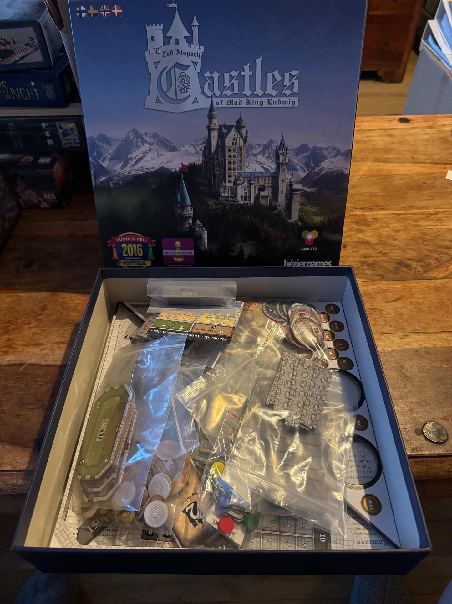 Castles of Mad King Ludwig Bezier Games 2016