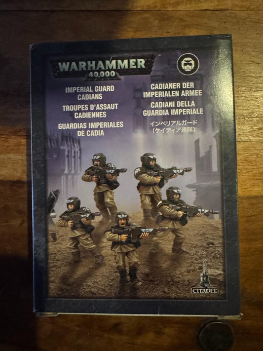 Warhammer 40k Imperial Guard Cadians Games Workshop 2009