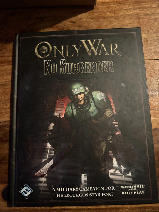 Only War No Surrender Warhammer 40K Fantasy Flight Games 2013