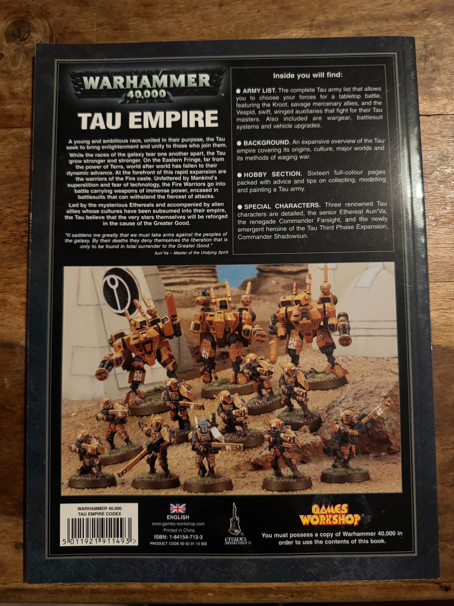 Warhammer 40k Tau Empire Codex 4th Ed Games Workshop 2005