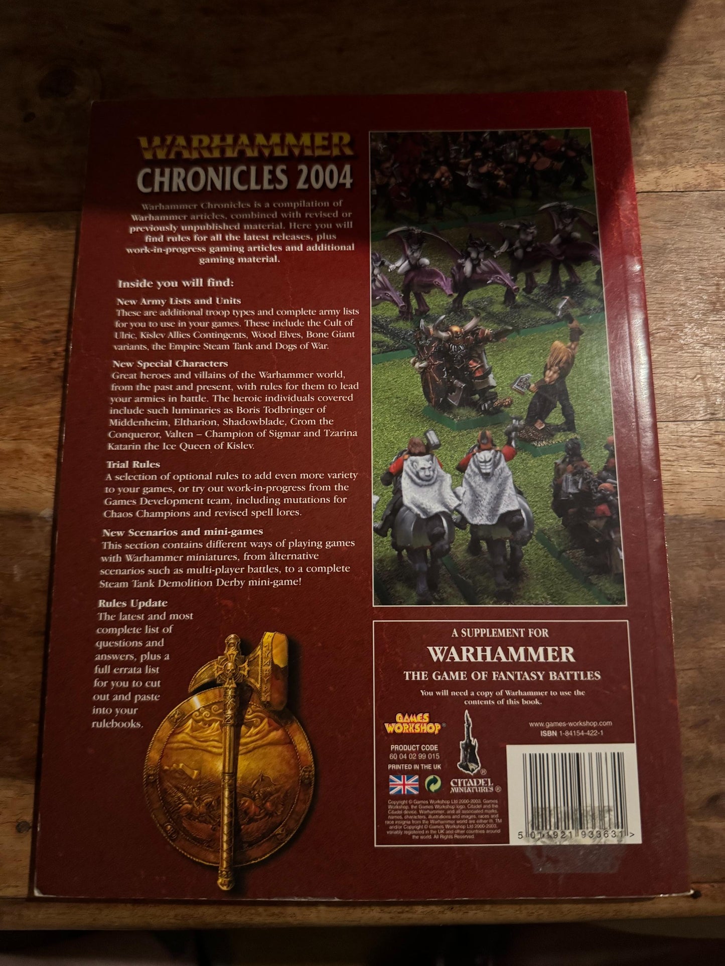 Warhammer Fantasy Chronicles Games Workshop 2003