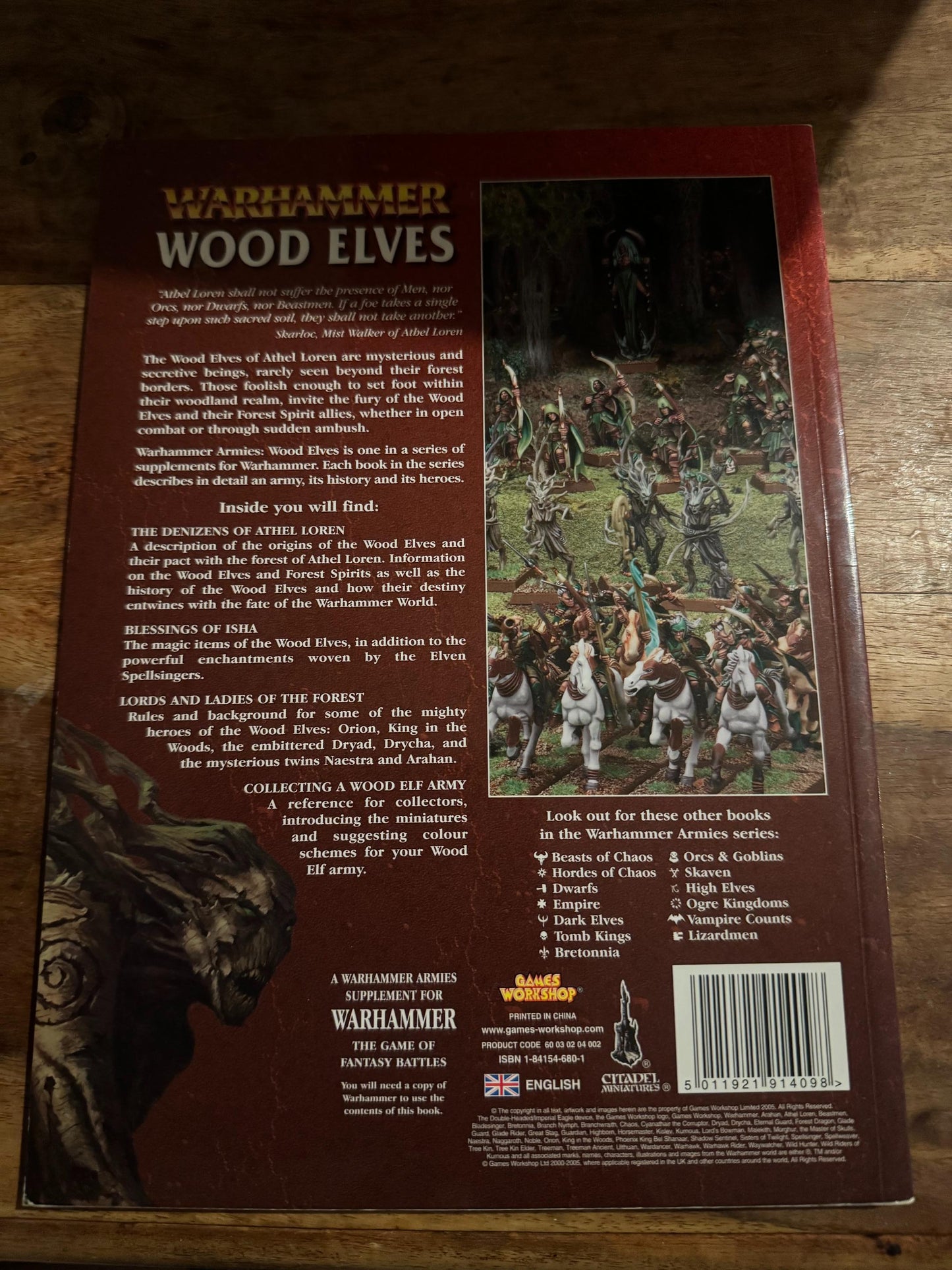 Warhammer Fantasy Battle Wood Elves Games Workshop 2005
