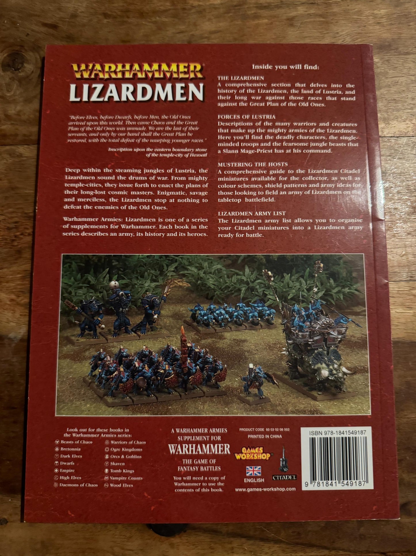 Warhammer Armies Lizardmen Games Workshop 2008