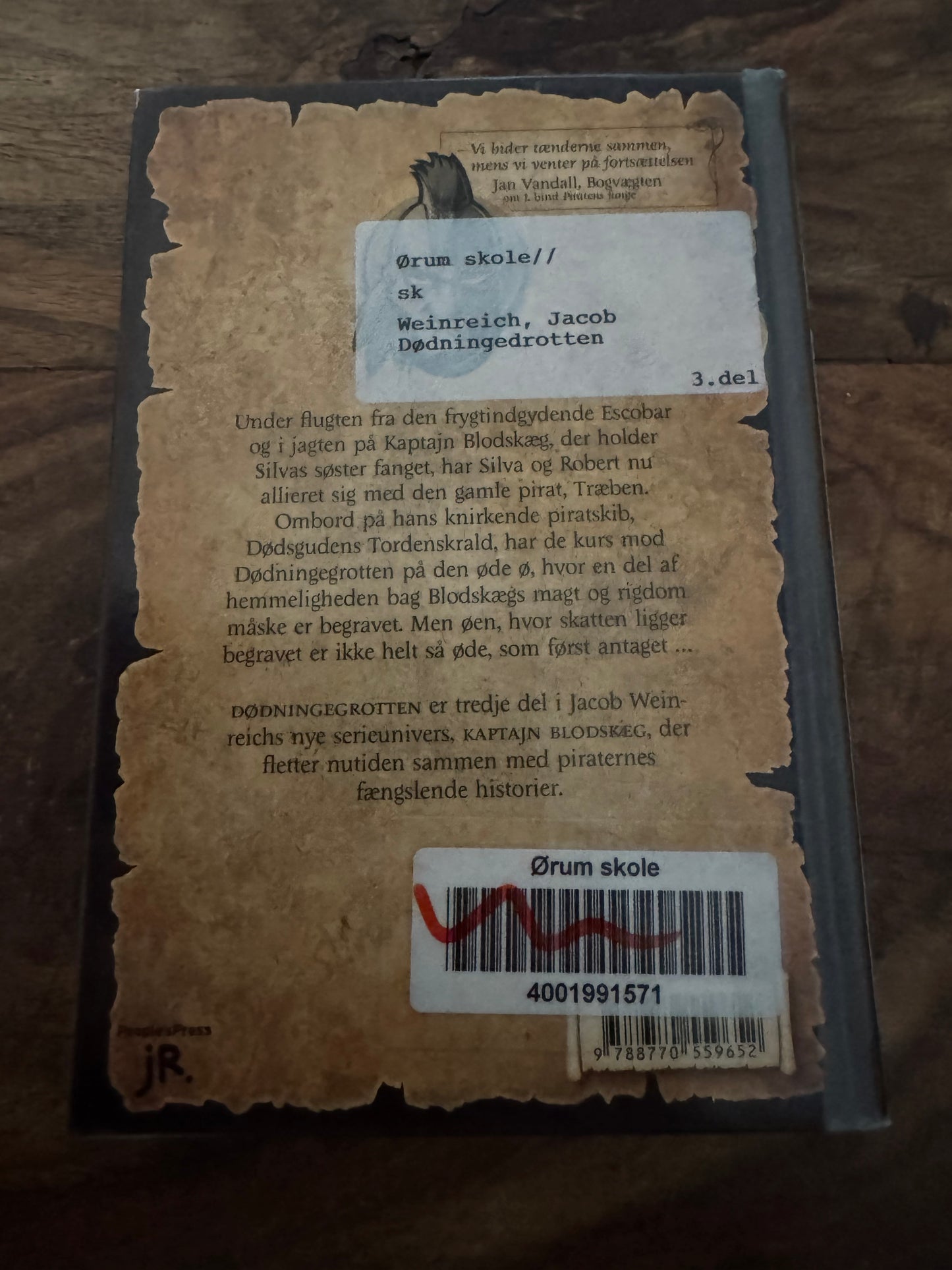 Dødningegrotten Kaptajn Blodskæg #3 Jacob Weinreich