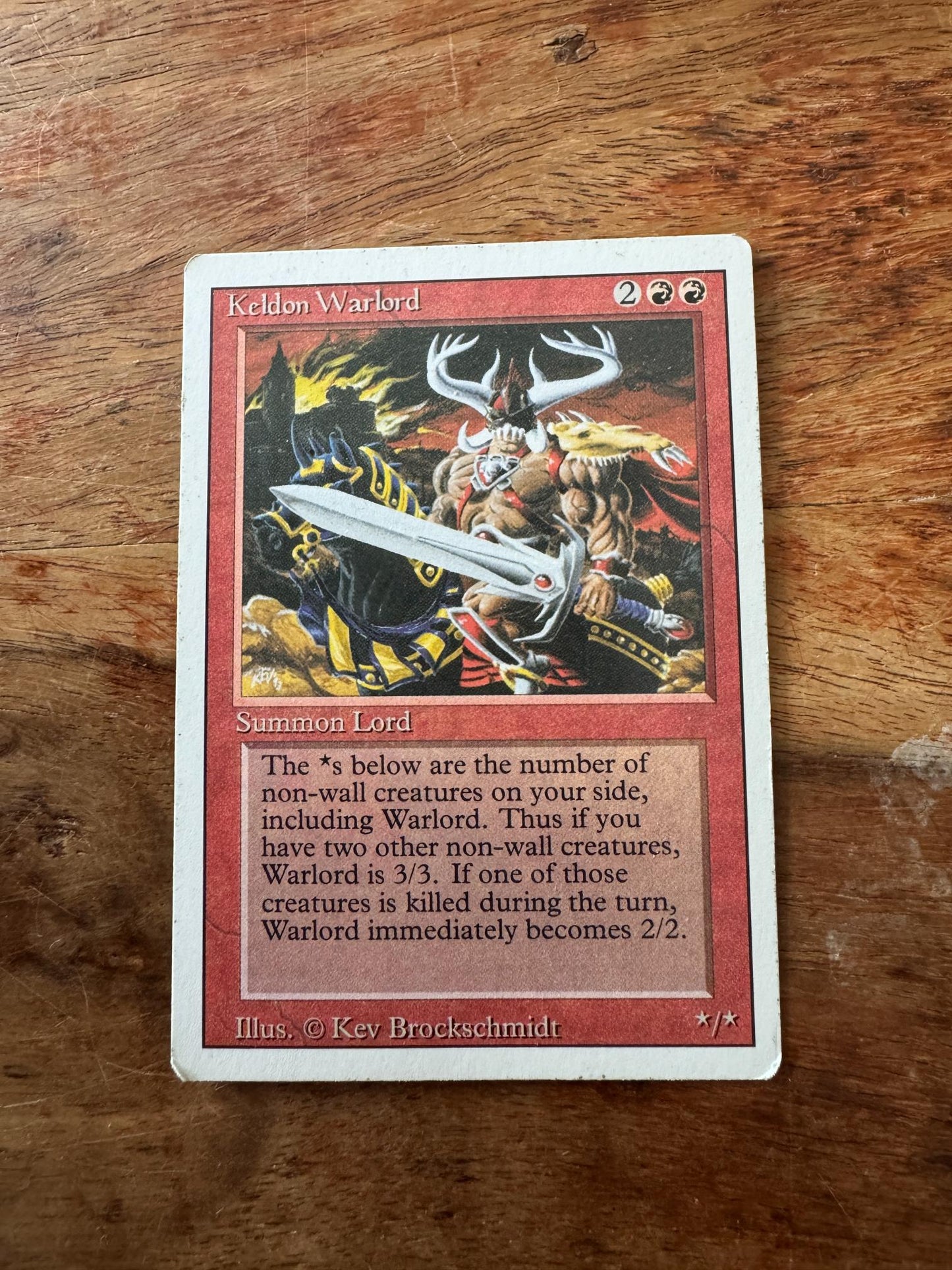 Magic The Gathering Keldon Warlord 3rd