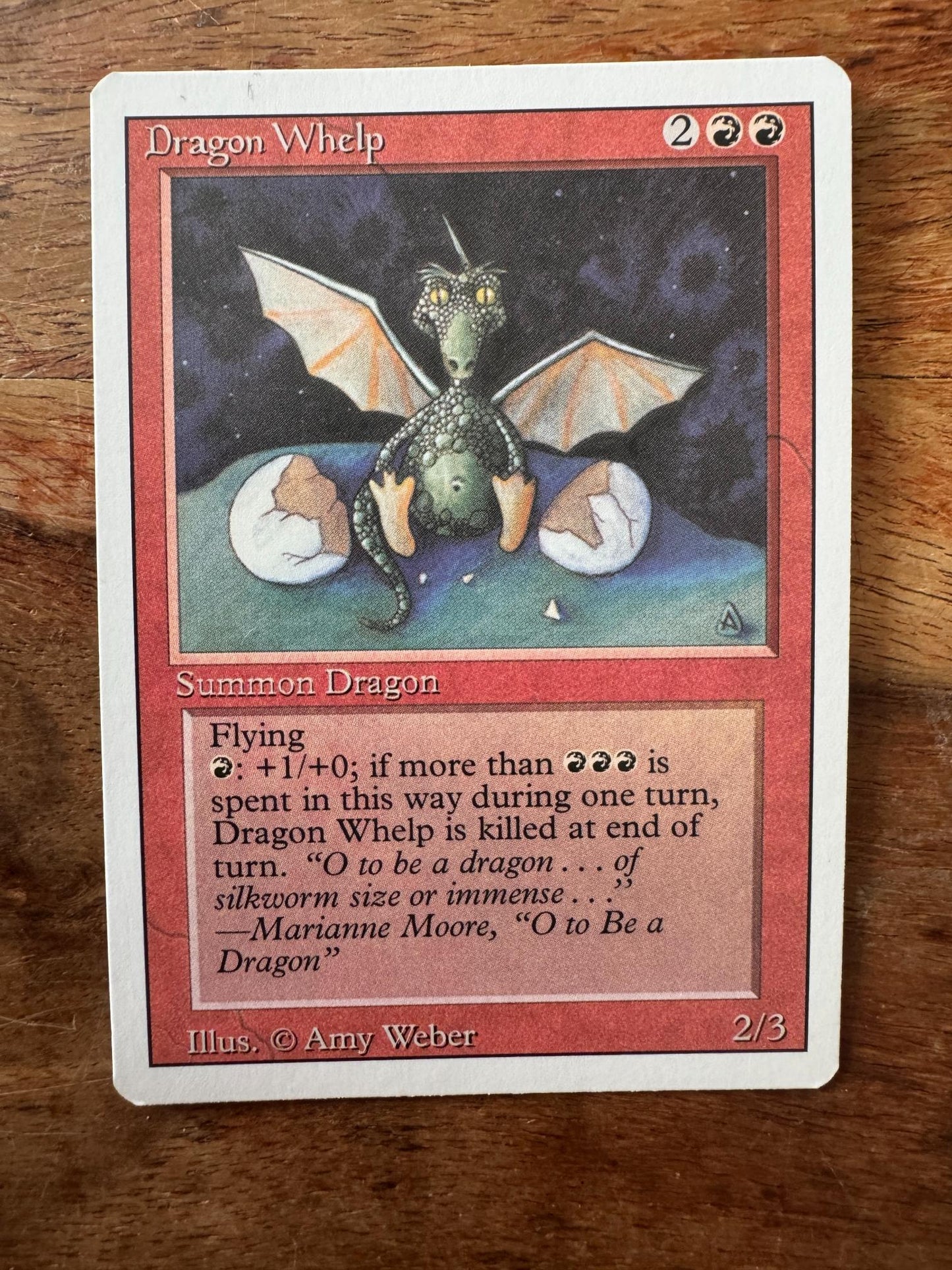Magic The Gathering Dragon Whelp 3rd