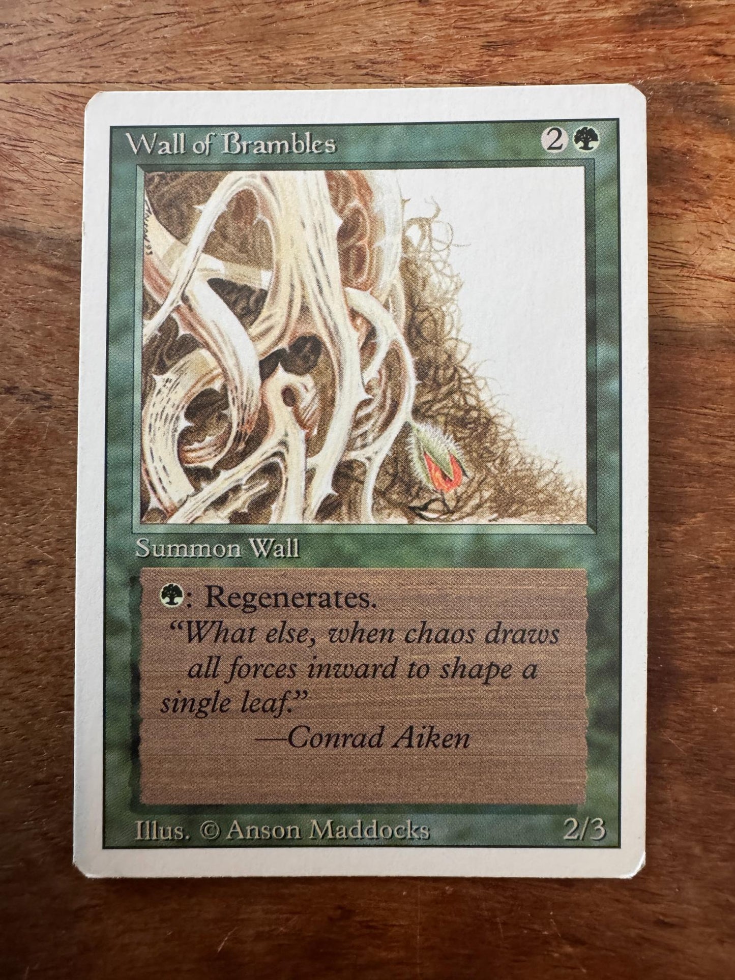 Magic The Gathering Wall of Brambles 3rd
