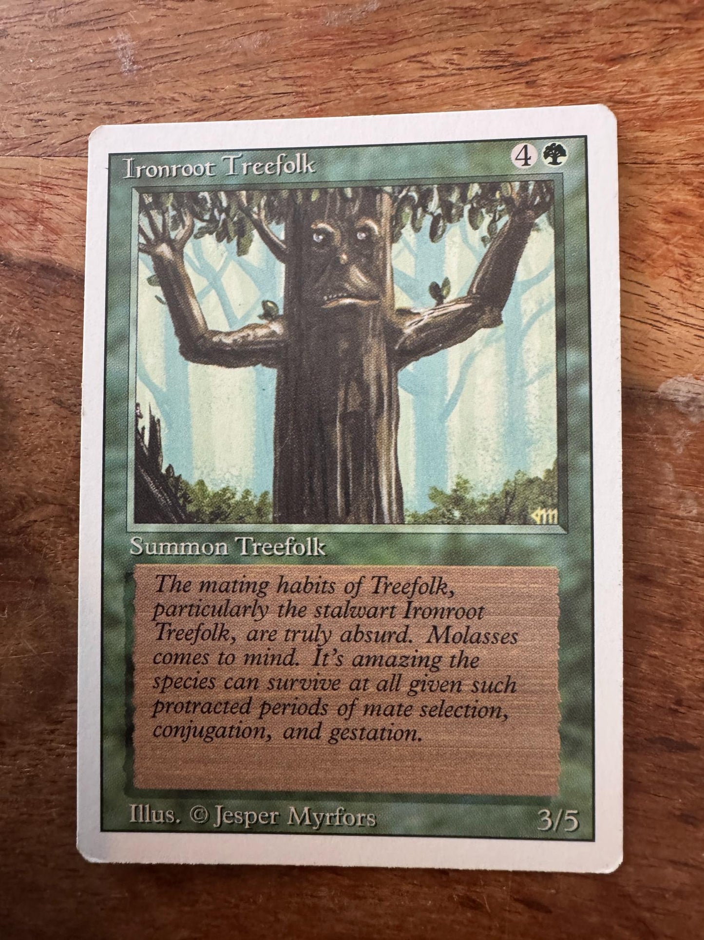 Magic The Gathering Ironroot Treefolk 3rd