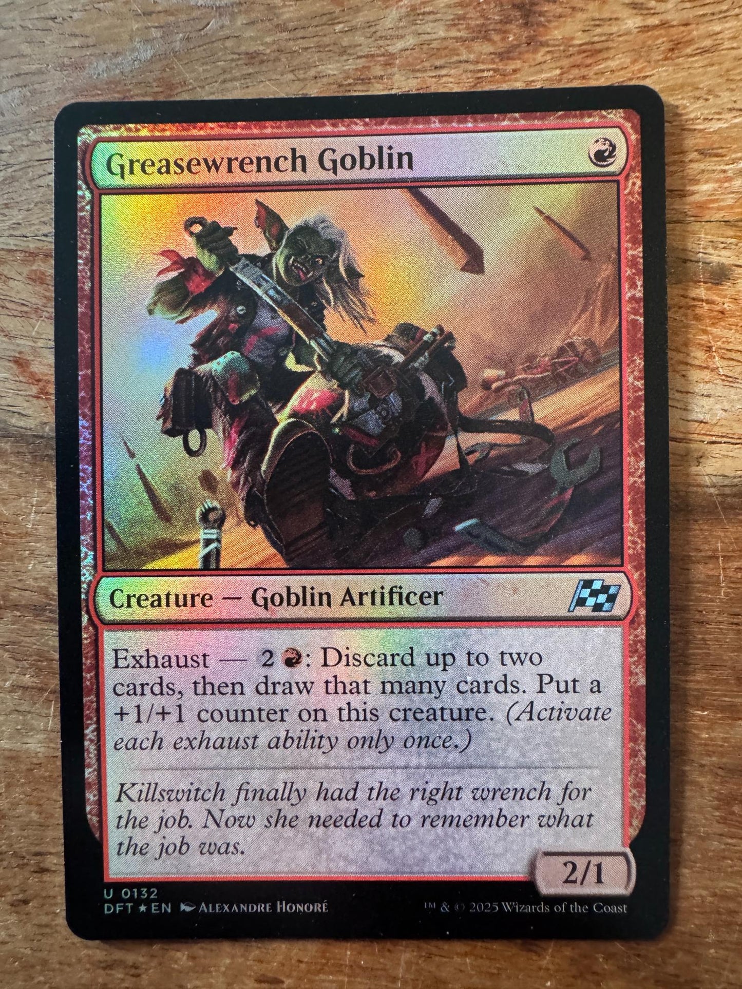 Magic The Gathering Greasewrench Goblin 0132 Aetherdrift - AllRoleplaying.com