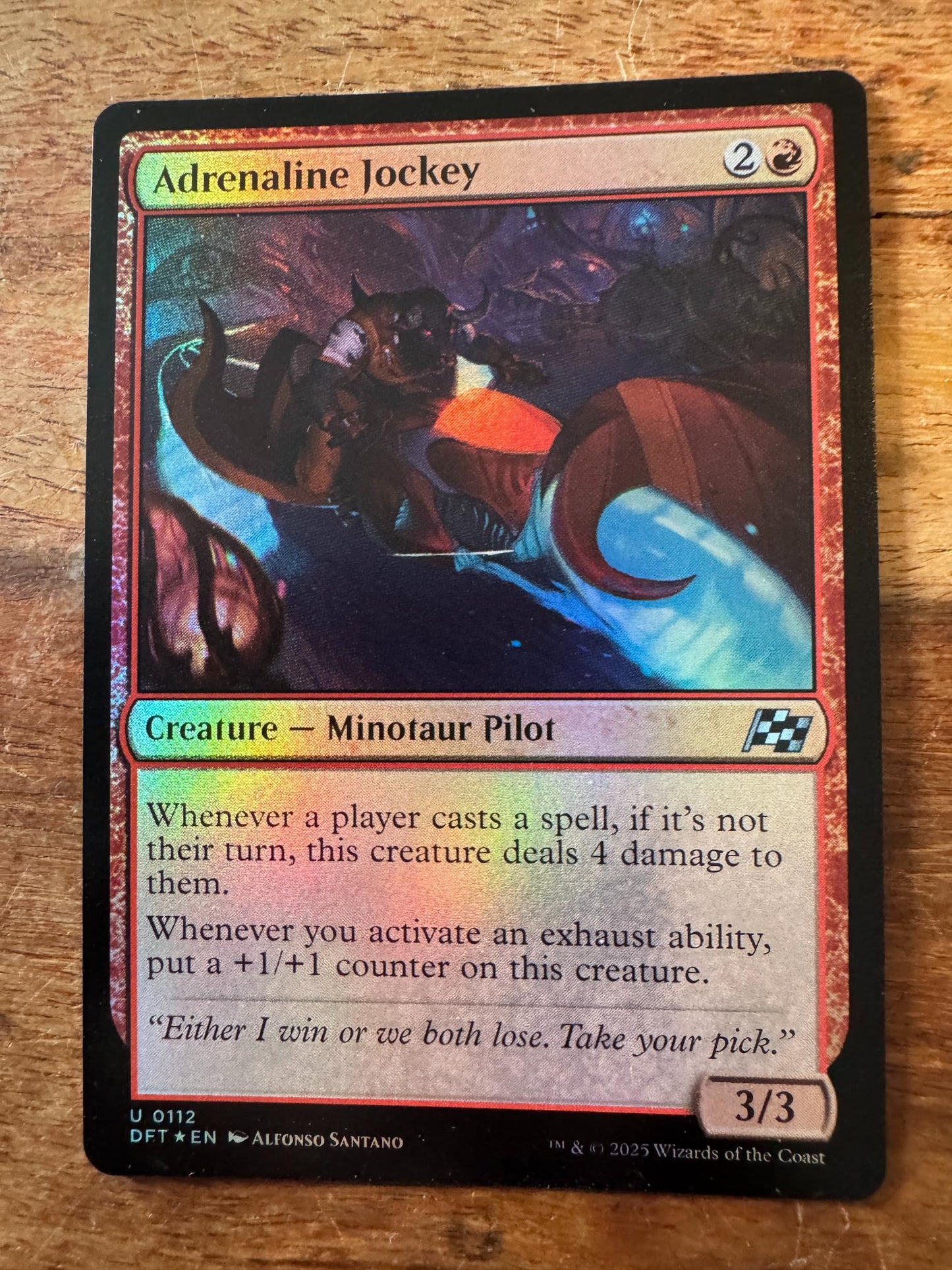 Magic The Gathering Adrenaline Jockey 0112 Aetherdrift - AllRoleplaying.com