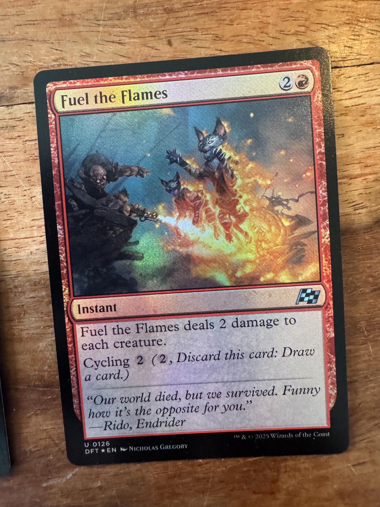 Magic The Gathering Fuel the Flames 0126 Aetherdrift - AllRoleplaying.com