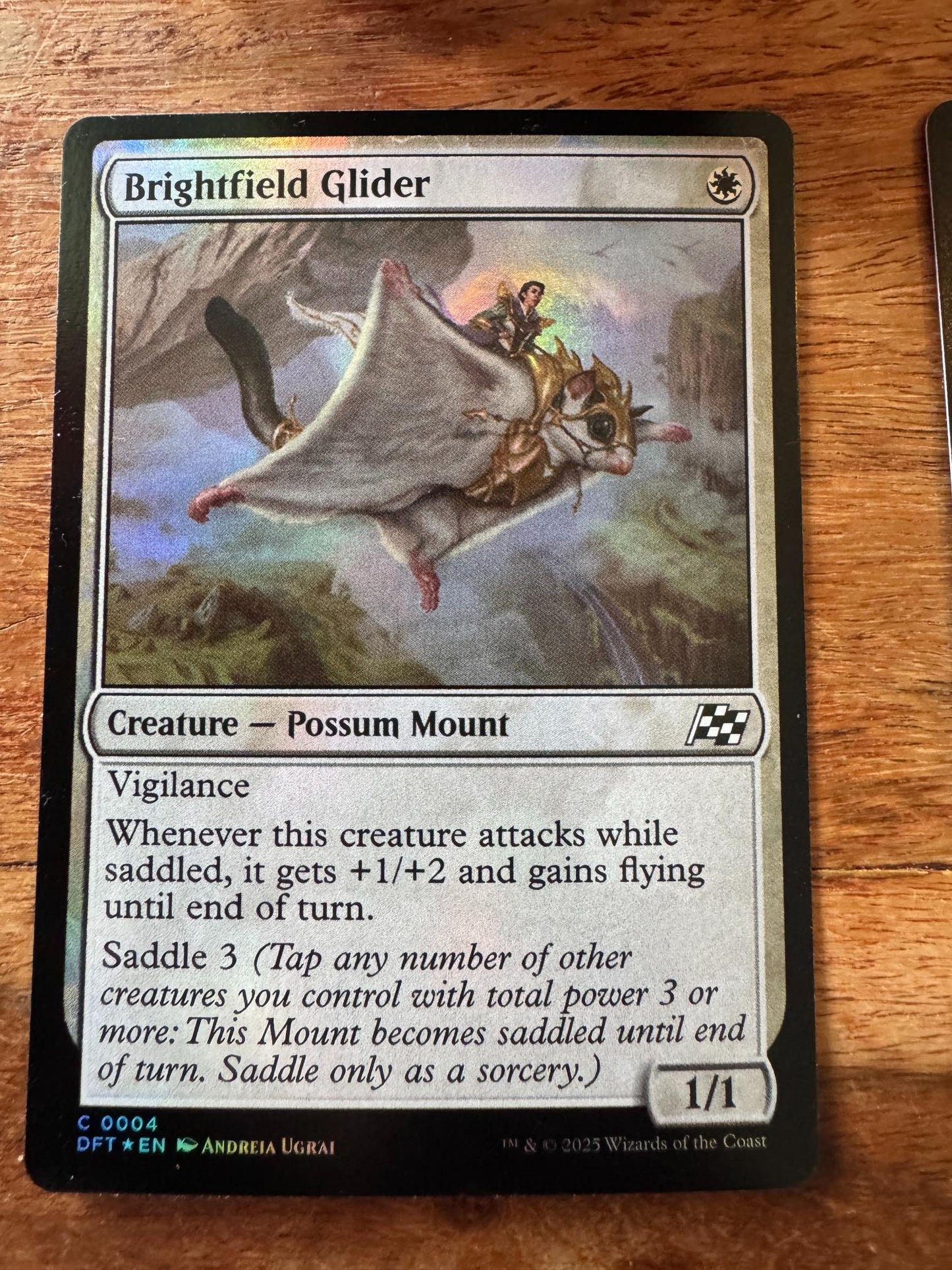 Magic The Gathering Brightfield Glider 0004 Aetherdrift