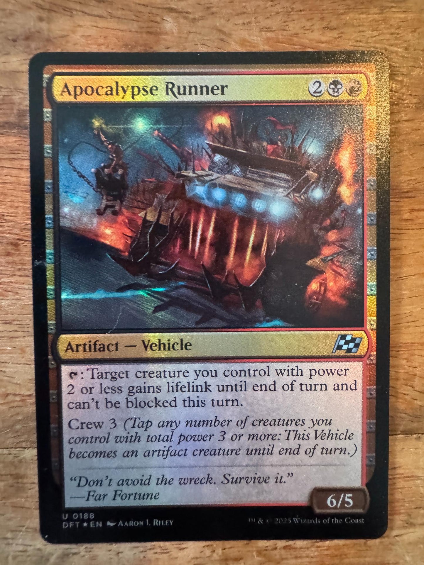 Magic The Gathering Apocalypse Runner 0188 Aetherdrift