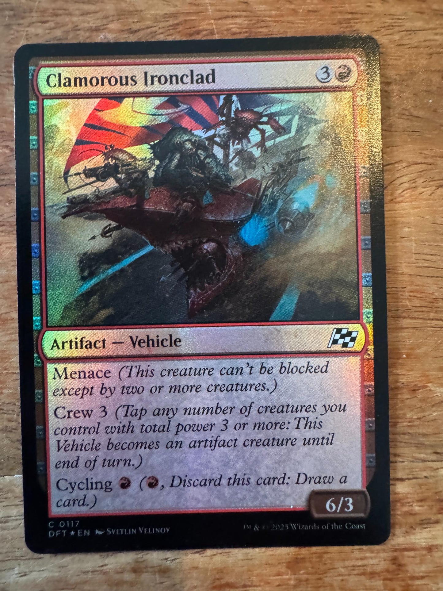 Magic The Gathering Clamorous Ironclad 0117 Aetherdrift