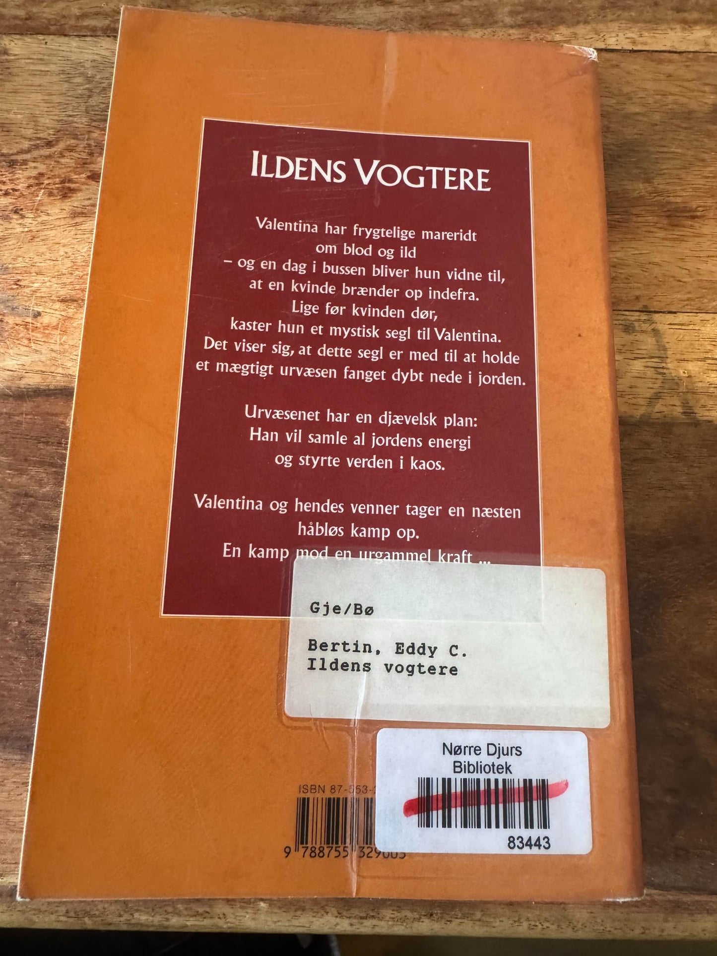 Ildens Vogtere Eddy C. Bertin 2001