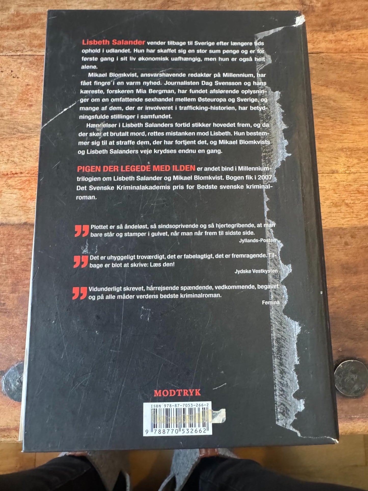 Pigen der legede med ilden Stieg Larsson