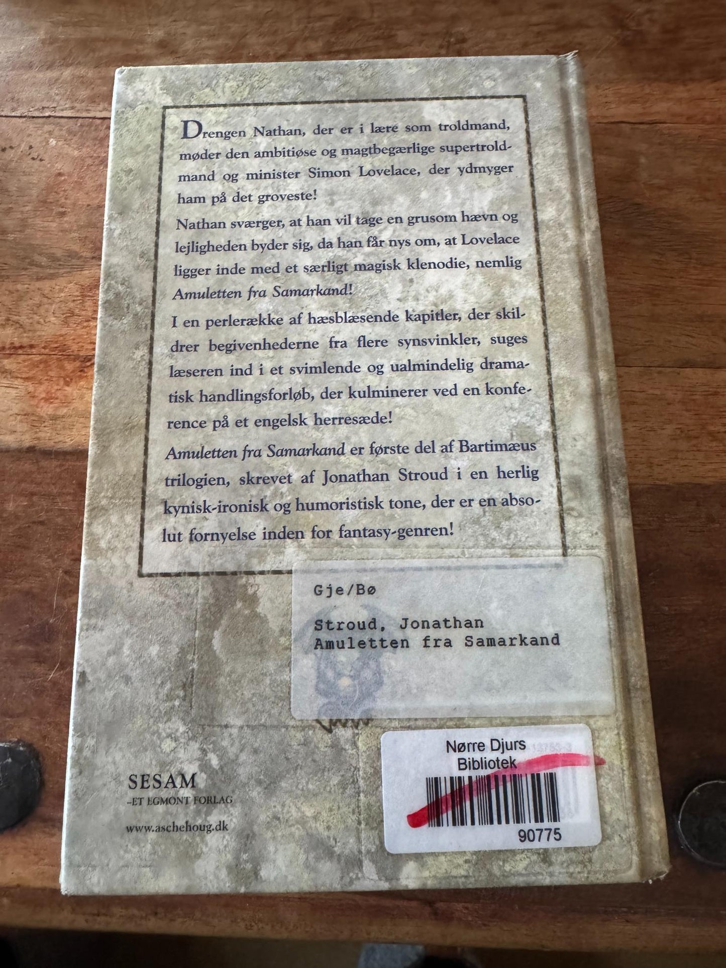 Amuletten fra Samarkand Jonathan Stroud