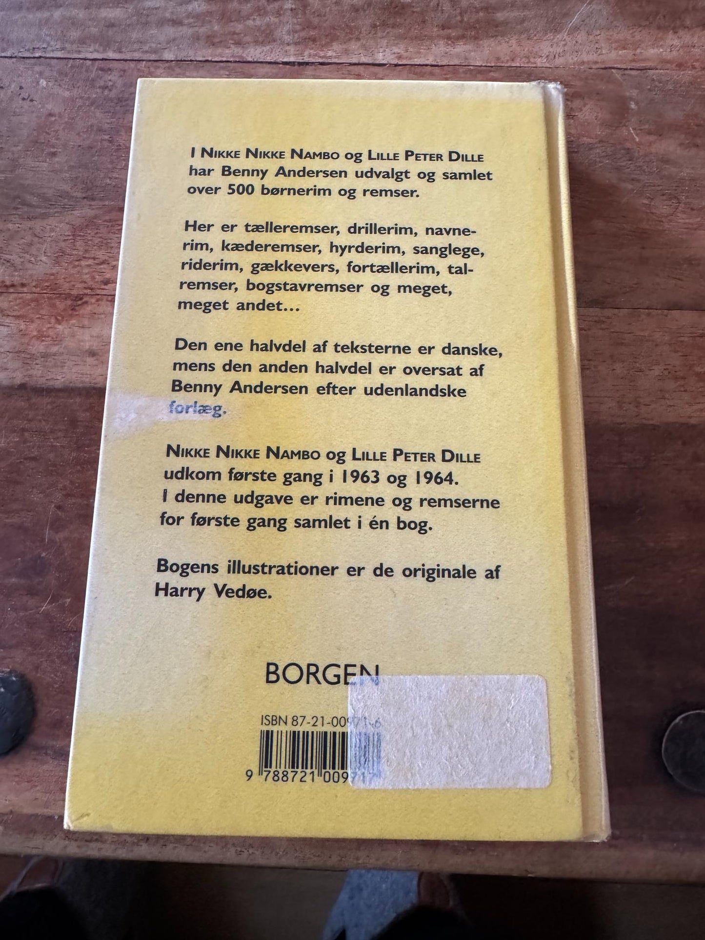 Nikke Nikke Nambo og andre danske børnerim og remser Benny Andersen
