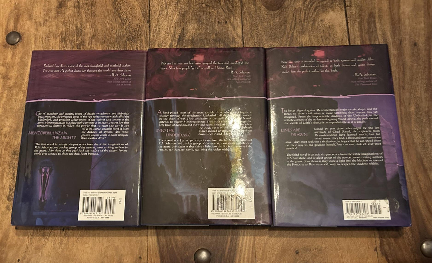 Forgotten Realms: War Of The Spider Queen 1-6 Hardcover Wizards of the Coast 2002 - 2005