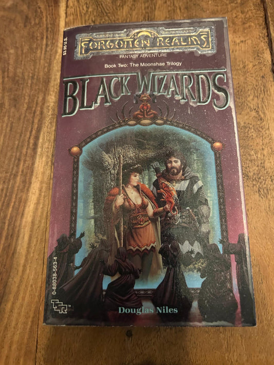 Forgotten Realms Black Wizards The Moonshae Trilogy #2 TSR 1988