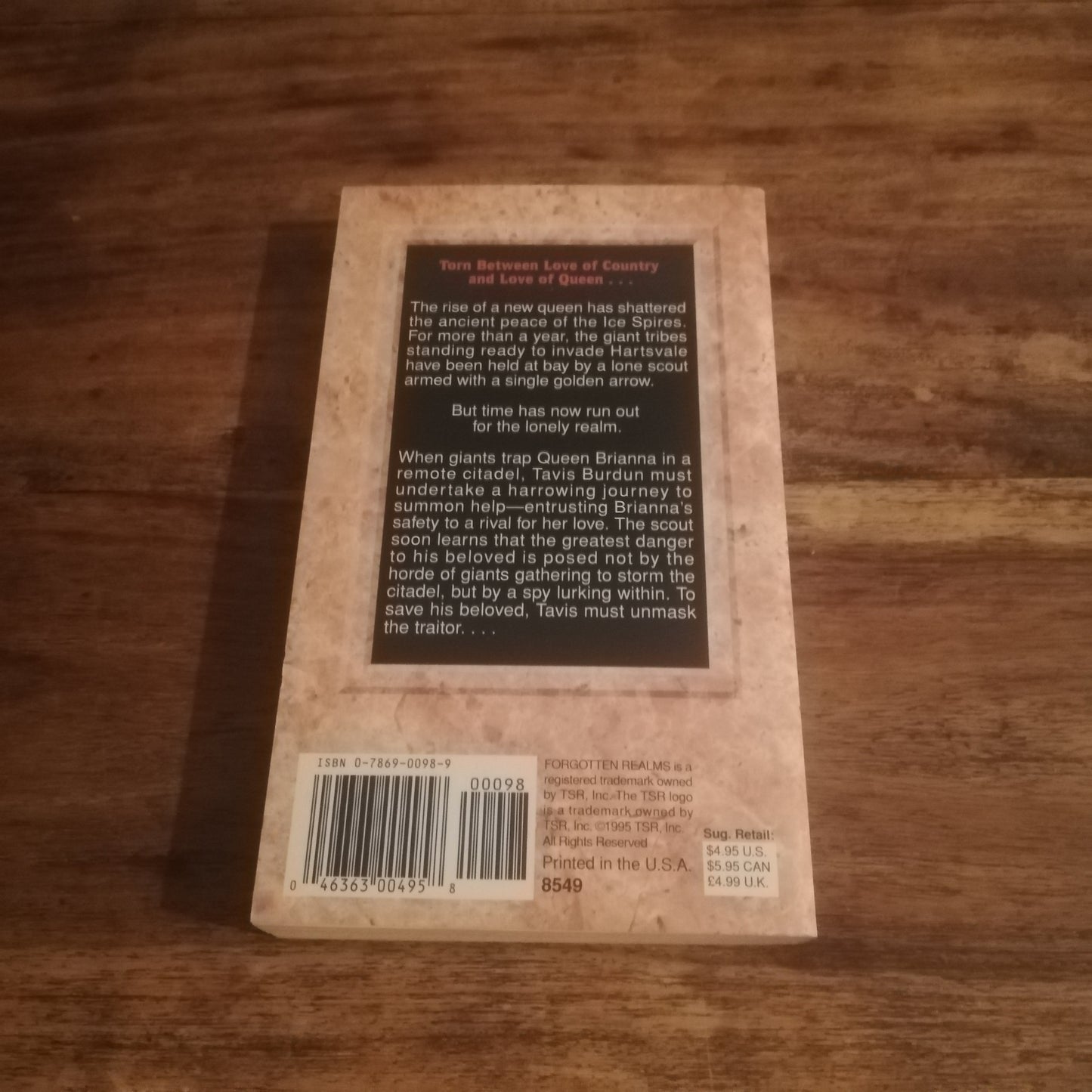Forgotten Realms The Giant Among Us The Twilight Giants Trilogy #2 TSR