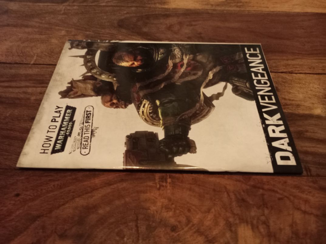Warhammer 40k How To Play Dark Vengeance Expansion Rulebook Games Workshop
