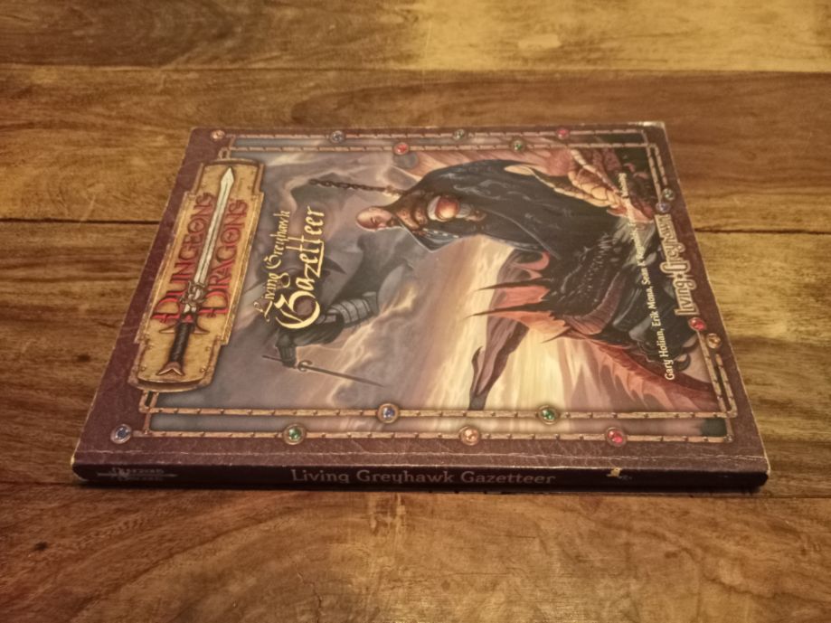 Living Greyhawk Gazetteer Dungeons & Dragons WOC 11743 Wizards of the Coast 2000