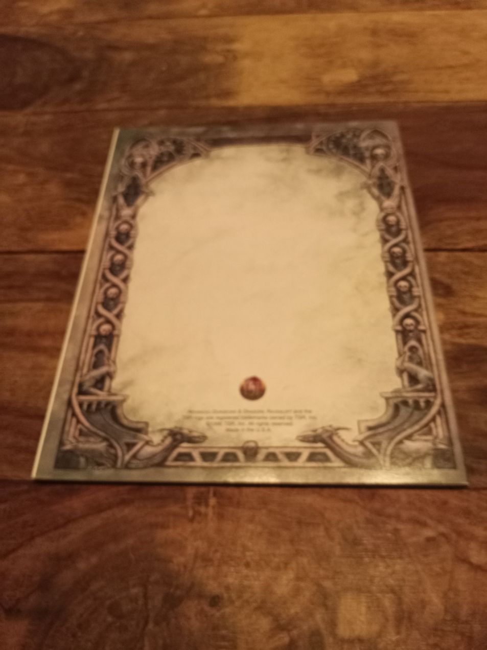 Ravenloft Death Triumphant Grim Harvest #3 With Map AD&D TSR 1996