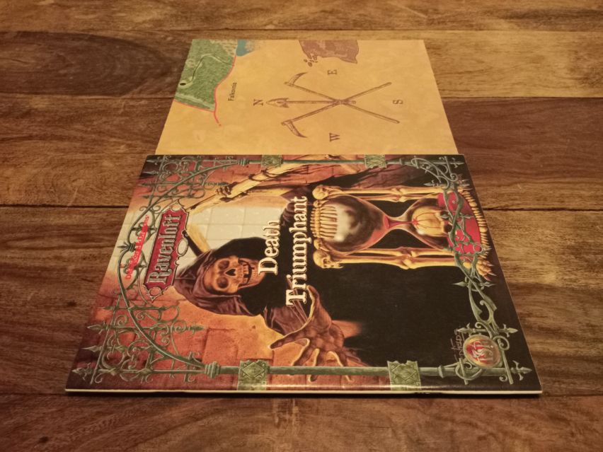 Ravenloft Death Triumphant Grim Harvest #3 With Map AD&D TSR 1996