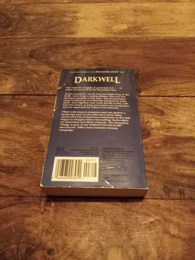 Forgotten Realms Darkwell The Moonshae Trilogy #3 TSR 1989