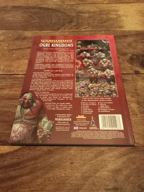 Warhammer Fantasy Ogre Kingdoms Army Book 6th Edition Games Workshop 2004