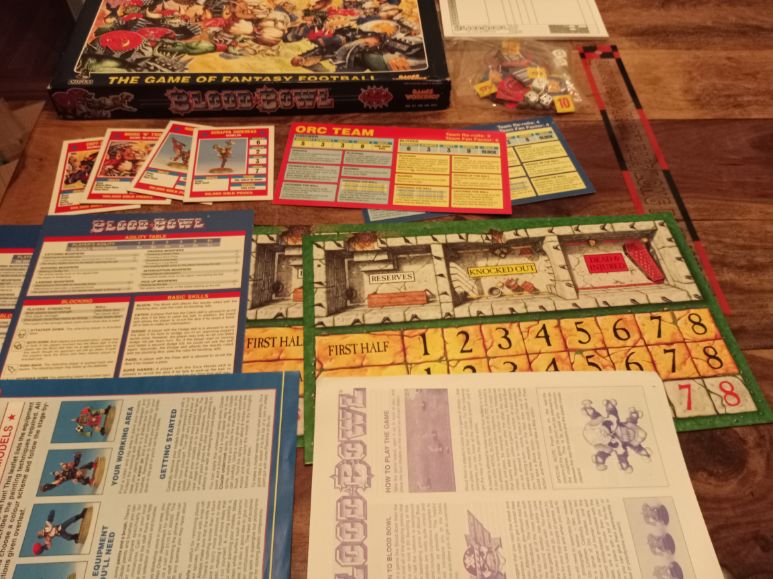 Blood Bowl Game of Fantasy Football 3rd Edition Incomplete Games Workshop 2002
