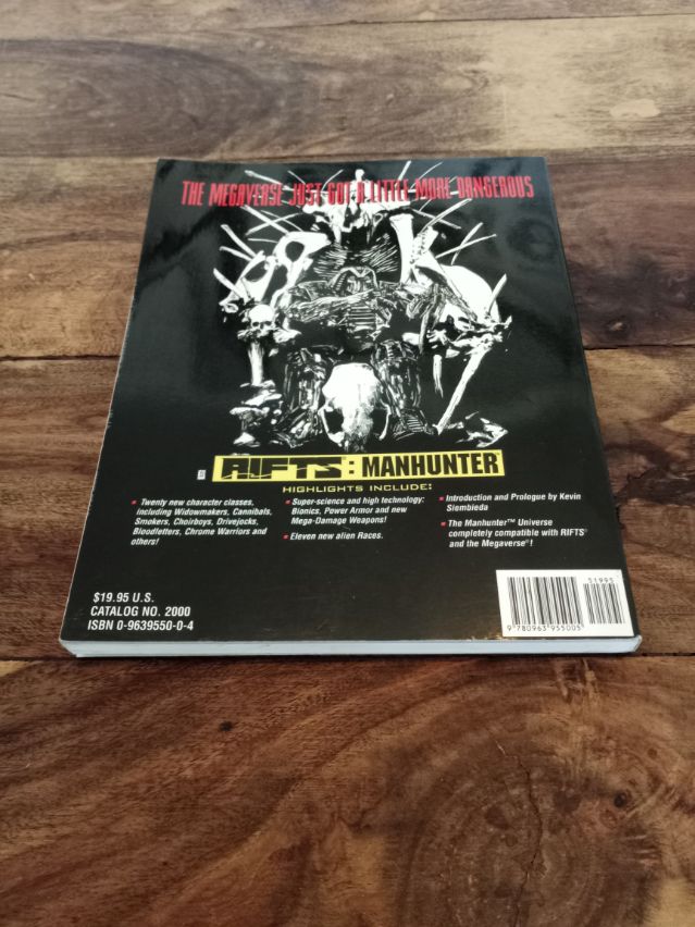 Rifts Manhunter A Megaverse Sourcebook Myrmidon Press 1994
