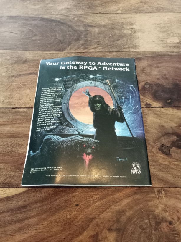 Dungeon Magazine #15 Jan/Feb 1989 TSR D&D