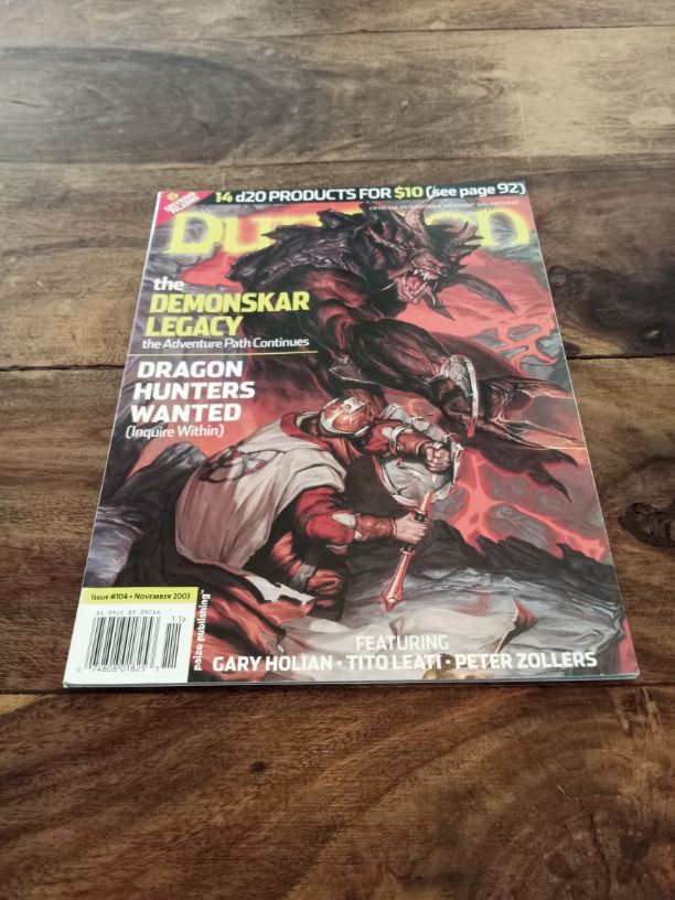 Dungeon Magazine #104 November 2003 TSR D&D