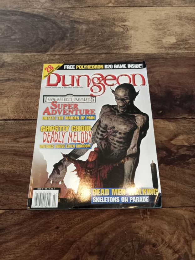 Dungeon Magazine #90 Jan/Feb Forgotten Realms 2002 TSR D&D