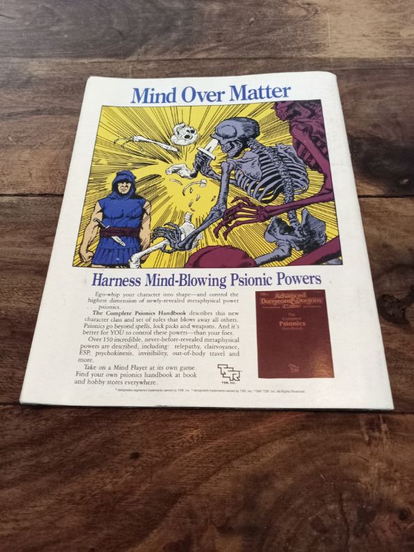 Dungeon Magazine #28 March/ April Vol. V No. 4 1991 TSR D&D