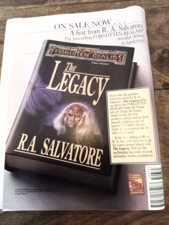 Dungeon Magazine #39 Vol. VII No. 3 With Map January/February 1992 TSR D&D