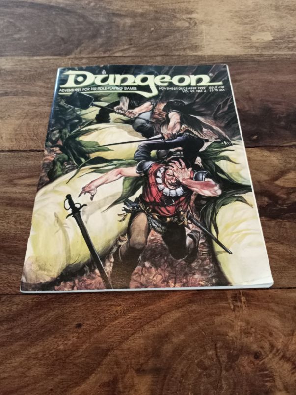Dungeon Magazine #38 Nov/Dec 1992 TSR D&D