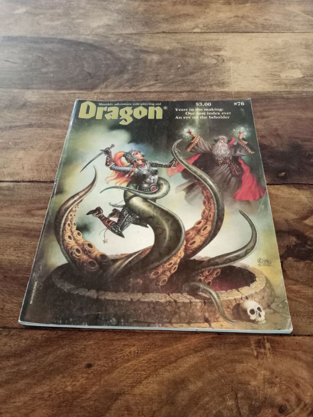 Dragon Magazine #76 Vol VIII No 2 August1983 TSR AD&D