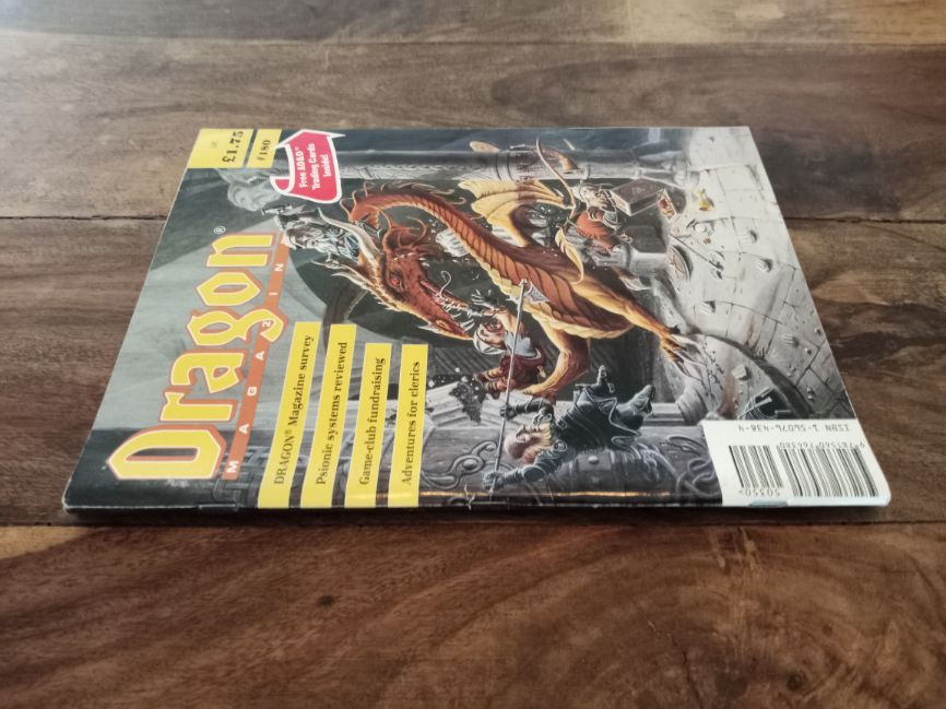 Dragon Magazine #180 With Dungeons And Dragons Cards Inside April 1992